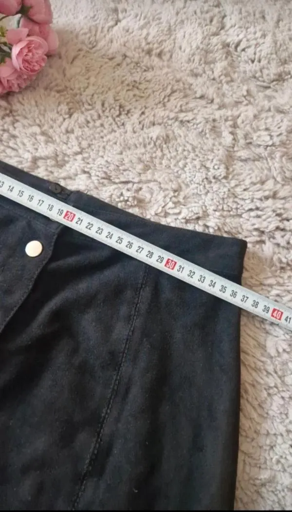 Fustă A-line H&M S | Negru, Mini, Lungă fit - Image 9