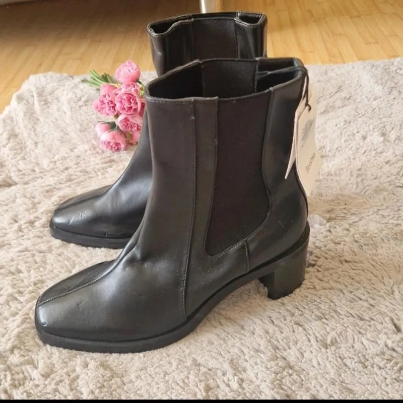 Ghete Bershka EU 39 | Negru - Image 4