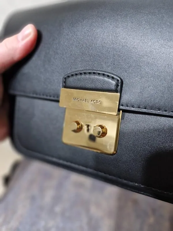 Geantă crossbody Michael Kors | Negru, Piele naturală - Image 3