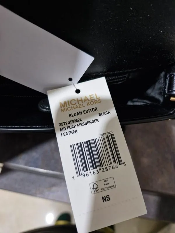 Geantă crossbody Michael Kors | Negru, Piele naturală - Image 5
