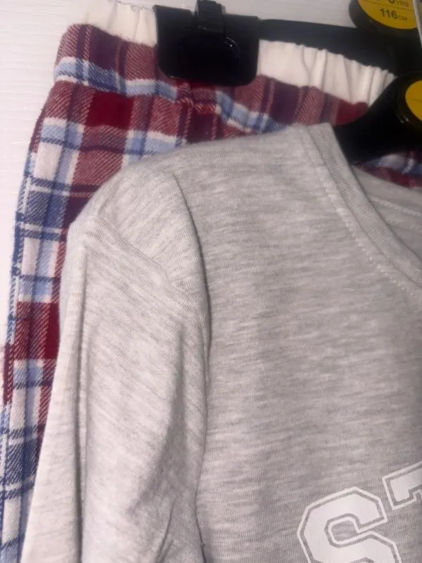 Pijamale Primark XXS | Gri, Carouri - Image 4