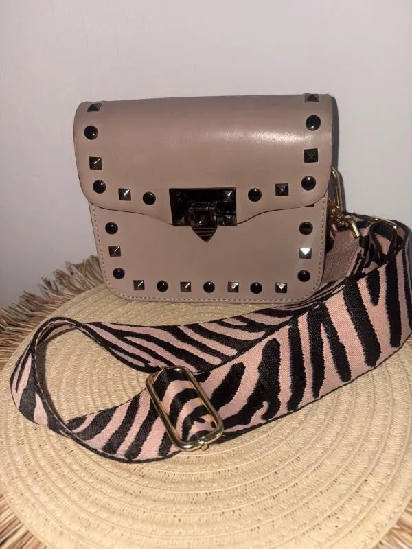 Geantă crossbody | Gri, Piele naturală - Image 2