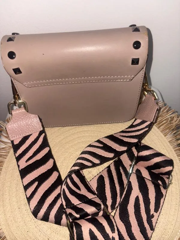 Geantă crossbody | Gri, Piele naturală - Image 4