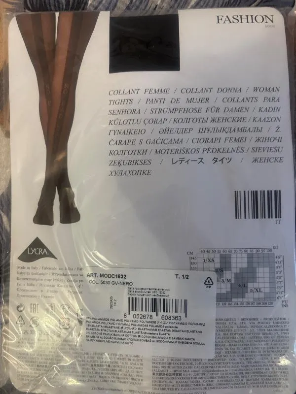 Ciorapi Calzedonia M | Negru, Poliamidă - Image 5