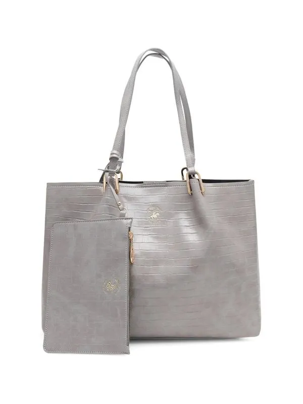 Geantă de umăr Beverly Hills Polo Club | Gri