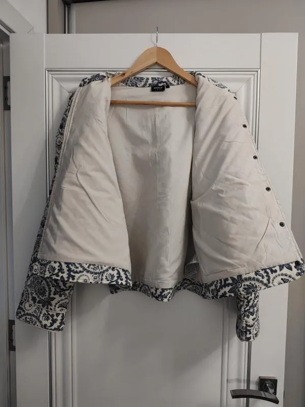 Geacă matlasată Only L | Albastru, Fără glugă, Oriental & Paisley, Poliester - Image 7