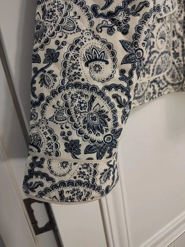 Geacă matlasată Only L | Albastru, Fără glugă, Oriental & Paisley, Poliester - Image 10