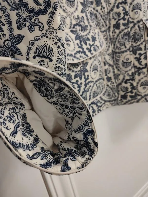 Geacă matlasată Only L | Albastru, Fără glugă, Oriental & Paisley, Poliester - Image 11