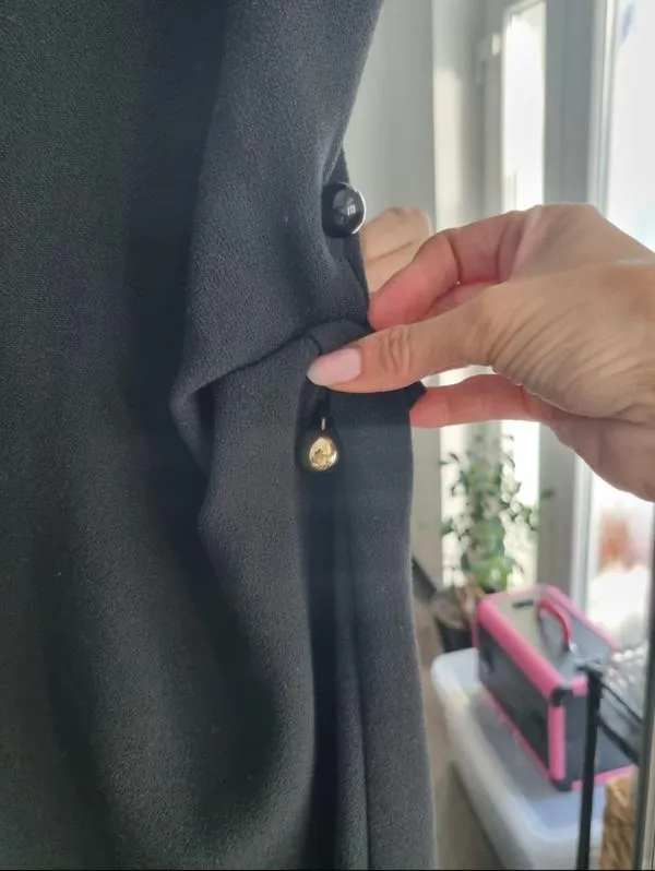 Rochie de seară Zara M | Negru, Maxi, Mânecă scurtă - Image 7