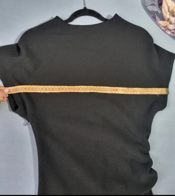 Rochie de seară Zara M | Negru, Maxi, Mânecă scurtă - Image 8