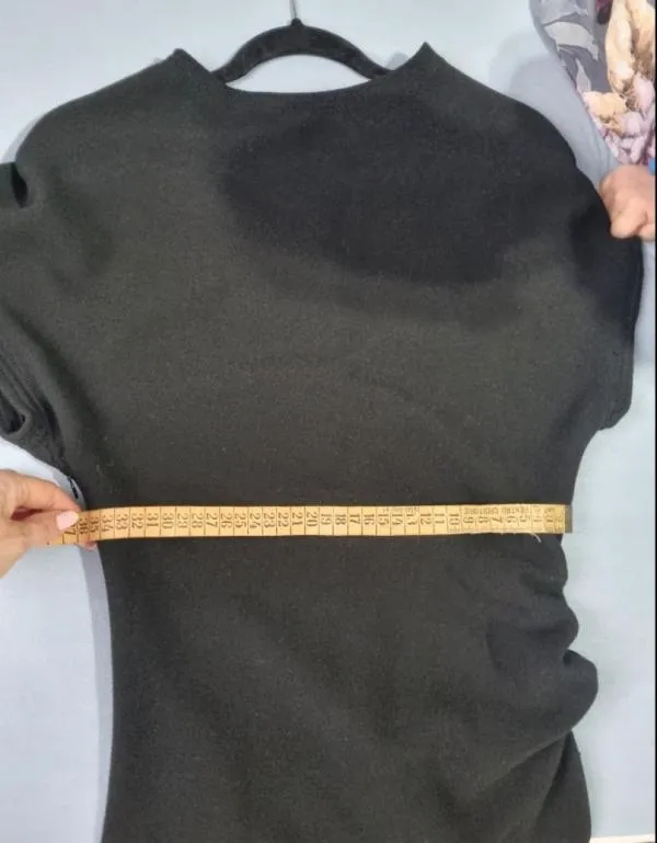 Rochie de seară Zara M | Negru, Maxi, Mânecă scurtă - Image 9