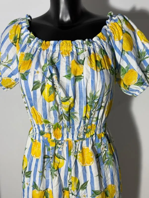 Salopetă Next XL | Multicolor, Lungă, Mânecă scurtă, Floral & Tropical, Bumbac - Image 9