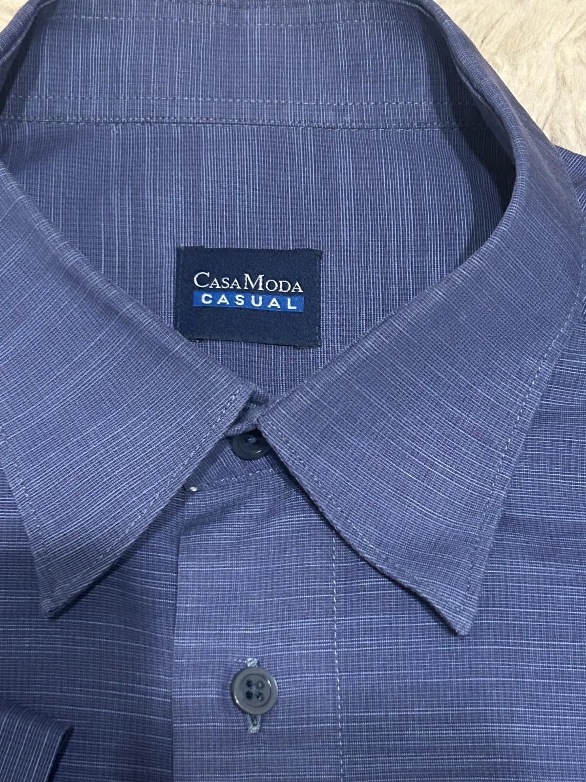 Cămașă cu dungi CasaModa XL | Bleumarin, Bumbac - Image 3