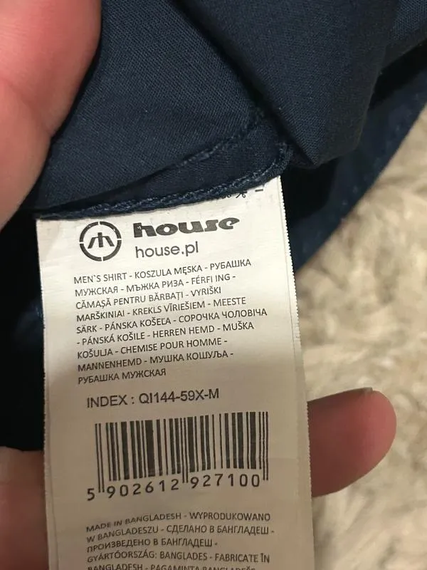 Cămașă House Brand M | Bleumarin, Bumbac - Image 7