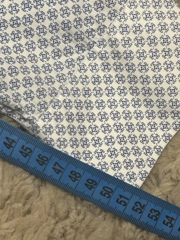 Cămașă cu imprimeu Finest Shirtmaker L | Alb, Buline & Imprimeuri mici, Bumbac - Image 11