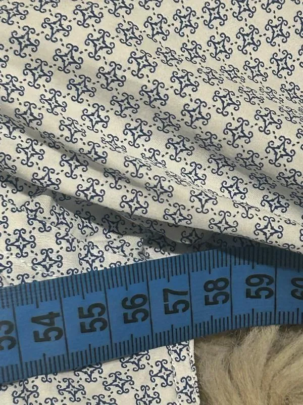 Cămașă cu imprimeu Finest Shirtmaker L | Alb, Buline & Imprimeuri mici, Bumbac - Image 8