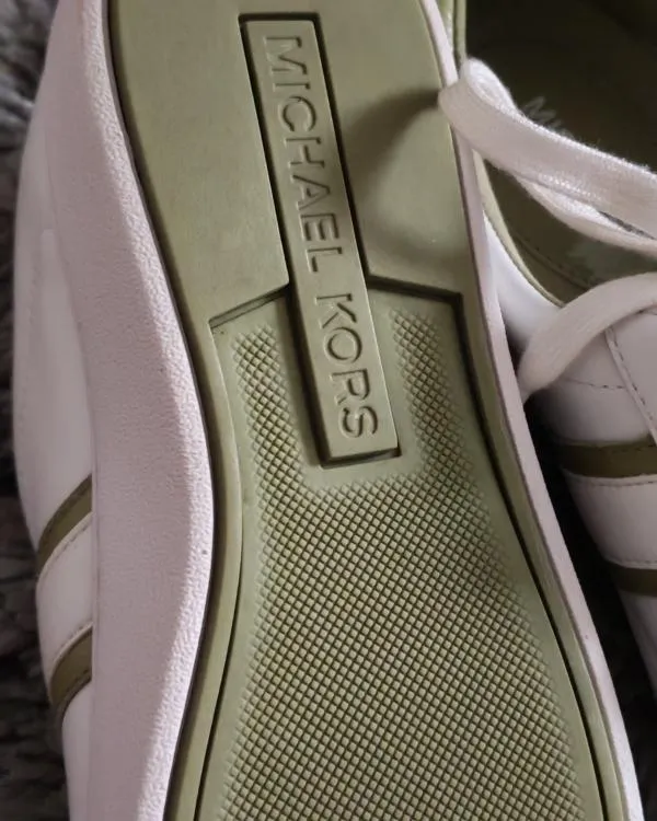 Sneakers Michael Kors EU 37 | Alb, Monocrom, Piele naturală - Image 6