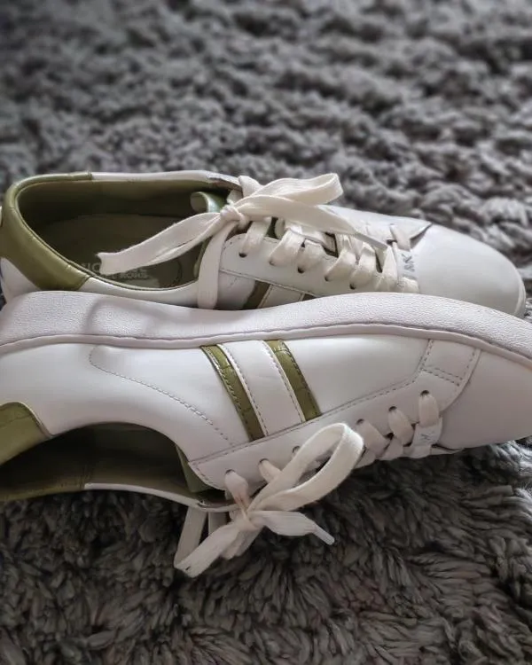 Sneakers Michael Kors EU 37 | Alb, Monocrom, Piele naturală - Image 3