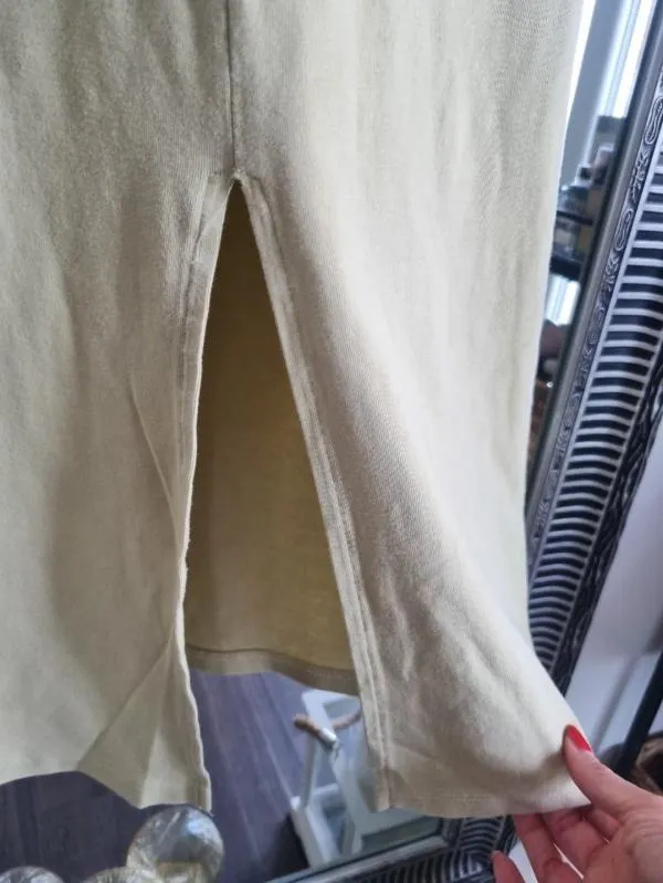 Rochie mulată XSIDE M | Khaki, Maxi, Bretele subțiri, Monocrom - Image 10