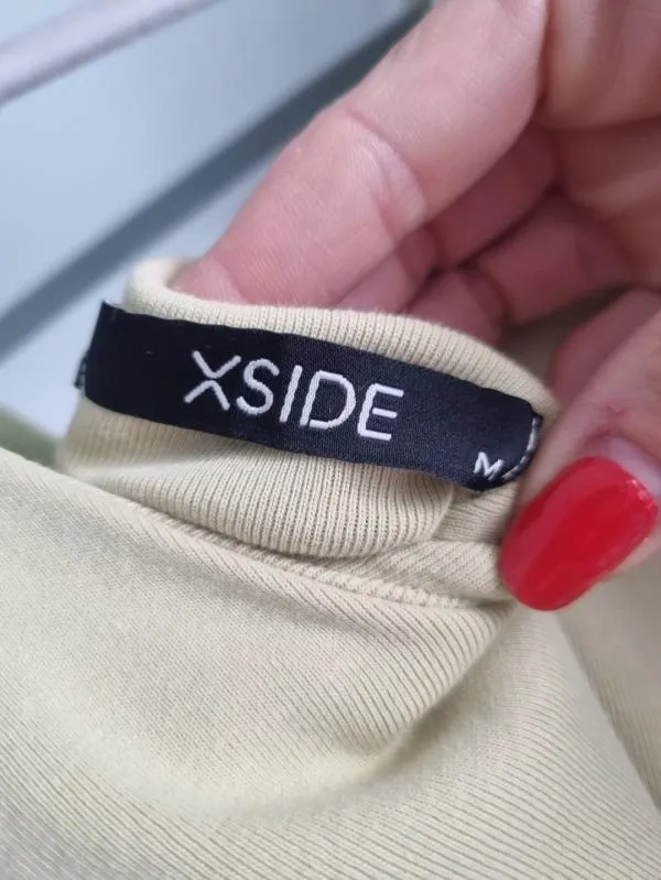 Rochie mulată XSIDE M | Khaki, Maxi, Bretele subțiri, Monocrom - Image 12