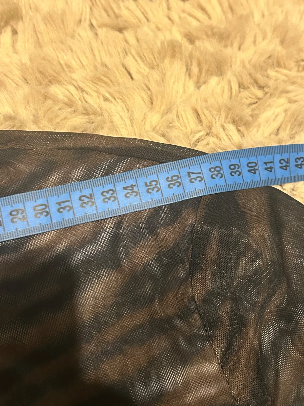 Bluză Jake*s EU 38 | Maro, Normal, Mânecă lungă, Animal print, Transparent - Image 4