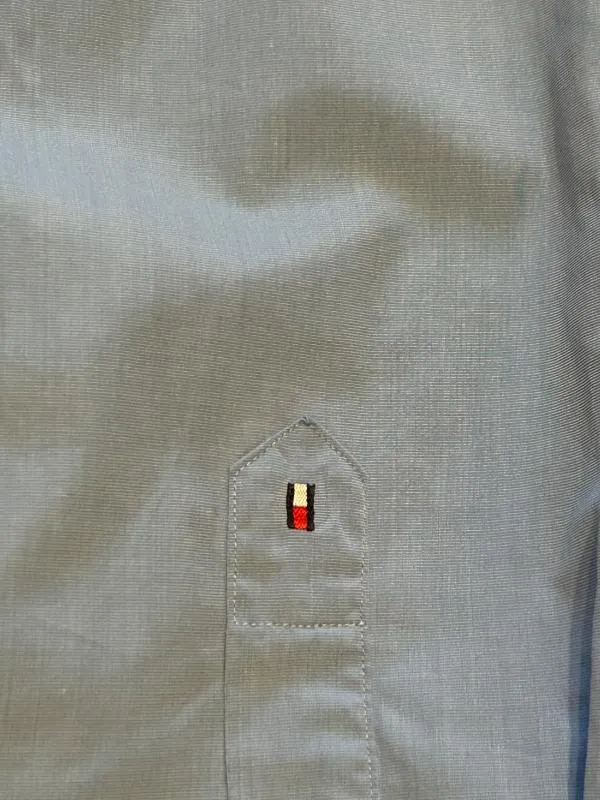 Cămașă Tommy Hilfiger L | Bleu, Monocrom, Bumbac - Image 3