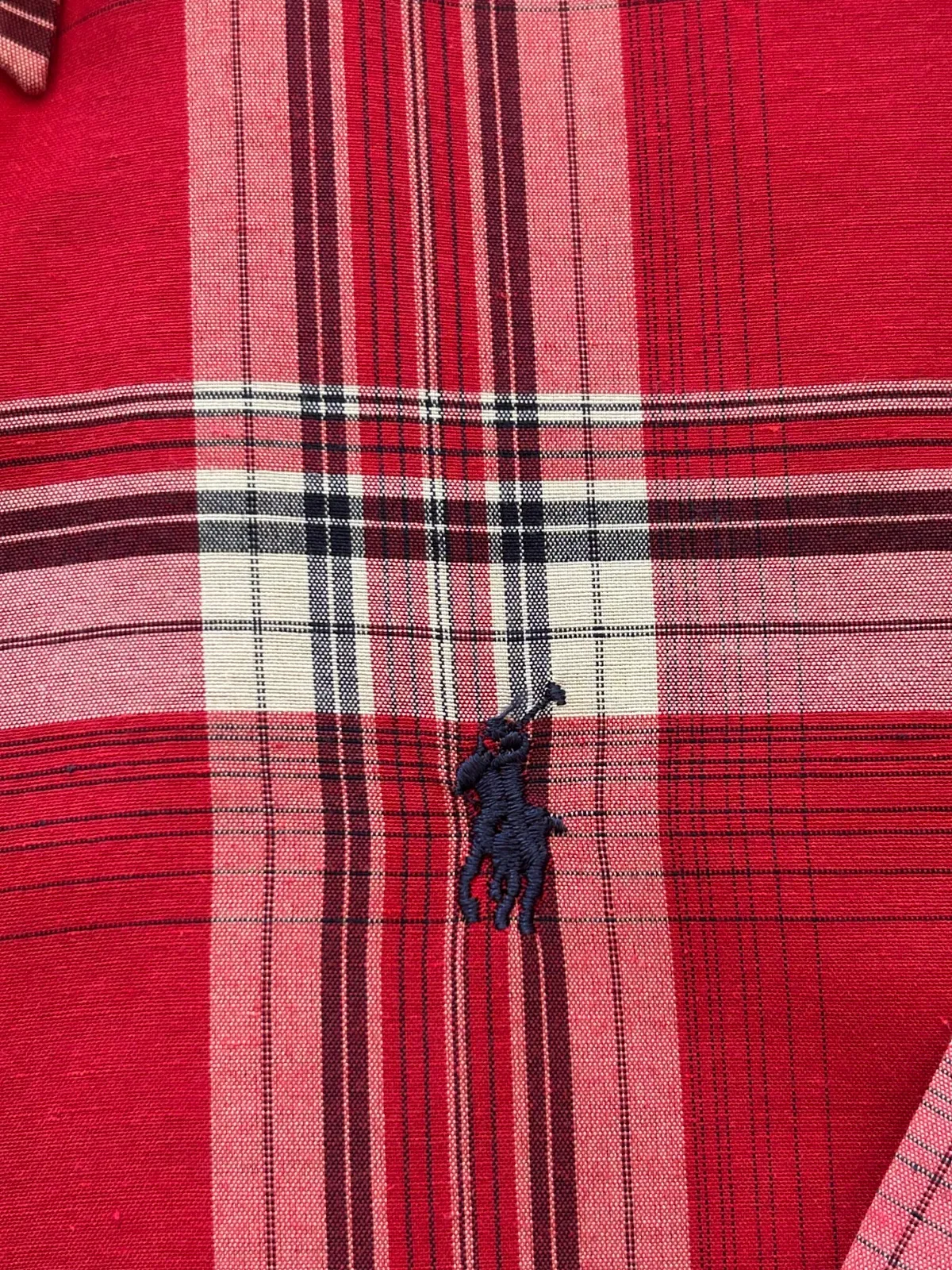 Cămașă cu carouri Ralph Lauren L | Roșu, Carouri, Bumbac - Image 3