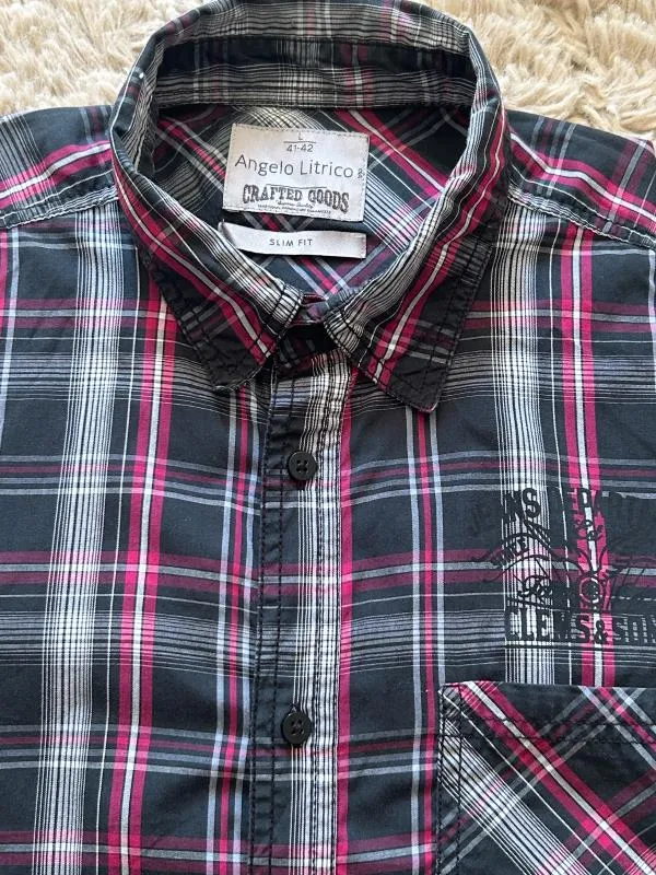 Cămașă cu carouri Angelo Litrico L | Multicolor, Carouri, Bumbac - Image 10