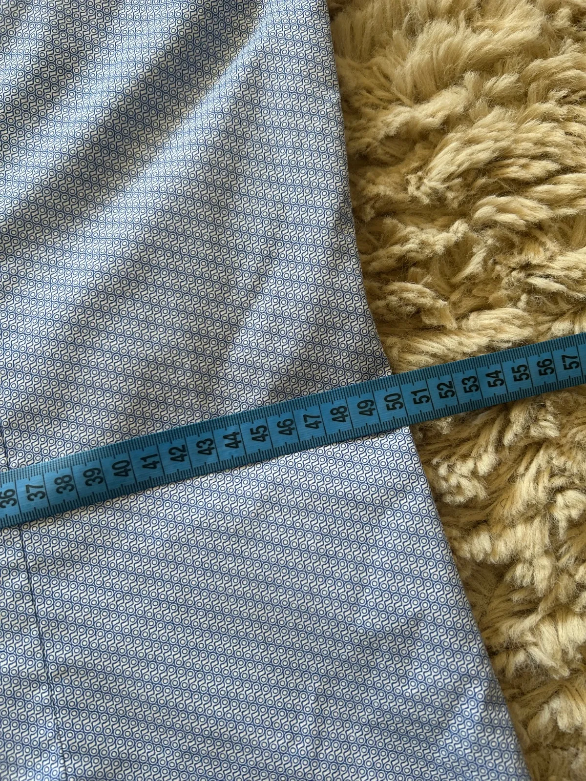 Cămașă cu imprimeu Angelo Litrico M | Bleu, Buline & Imprimeuri mici, Bumbac - Image 8