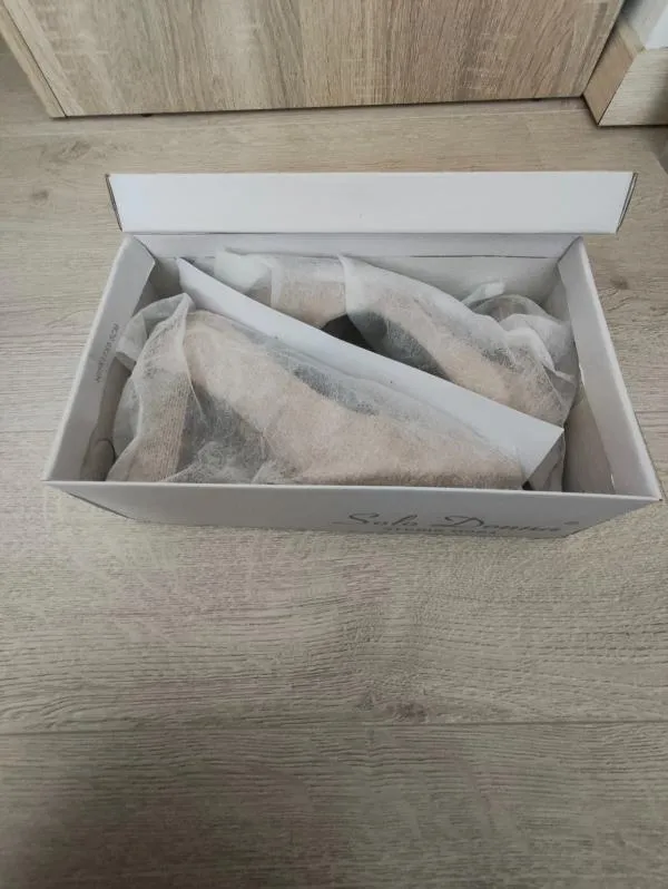 Pantofi cu toc înalt Solo Donna EU 36 | Auriu, Piele naturală - Image 7