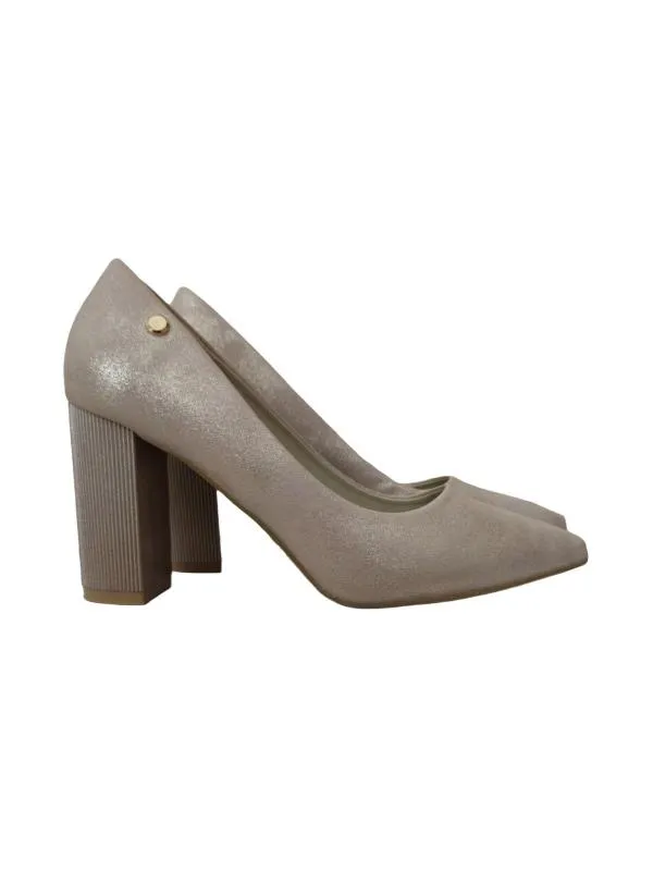 Pantofi cu toc înalt Solo Donna EU 36 | Auriu, Piele naturală