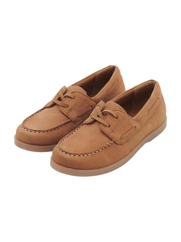 Loaferi Reserved EU 40 | Caramel, Monocrom, Piele naturală