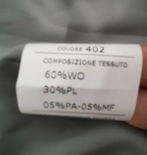 Palton lung EU 44 | Gri, Fără glugă, Monocrom, Lână - Image 6