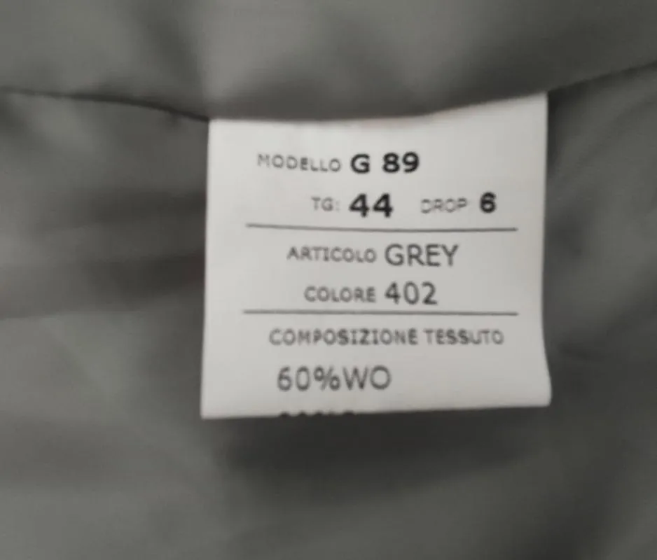 Palton lung EU 44 | Gri, Fără glugă, Monocrom, Lână - Image 7