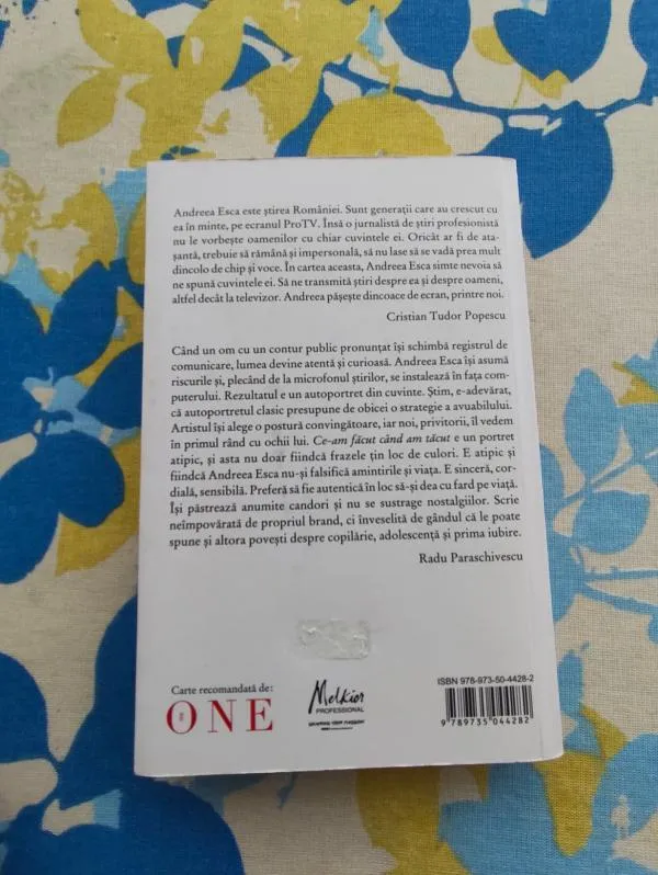 Ce-am făcut când am tăcut - Andreea Esca, ISBN 978-973-50-4428-2 - Image 3