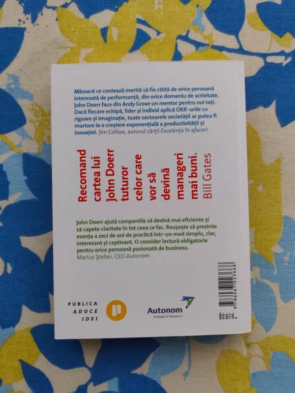 Măsoară ce contează - John Doerr, ISBN 978-606-722-366-8 - Image 3