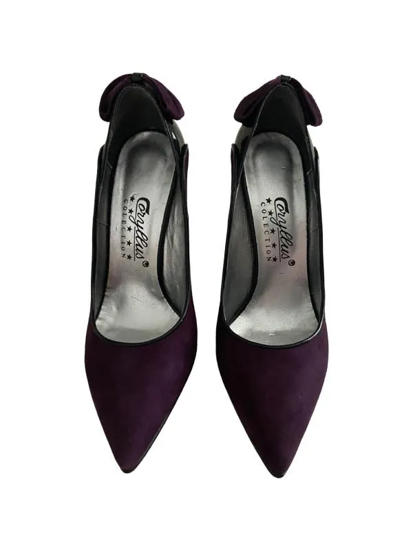 Pantofi cu toc înalt CORYLLUS EU 39 | Mov, Piele întoarsă  Suede