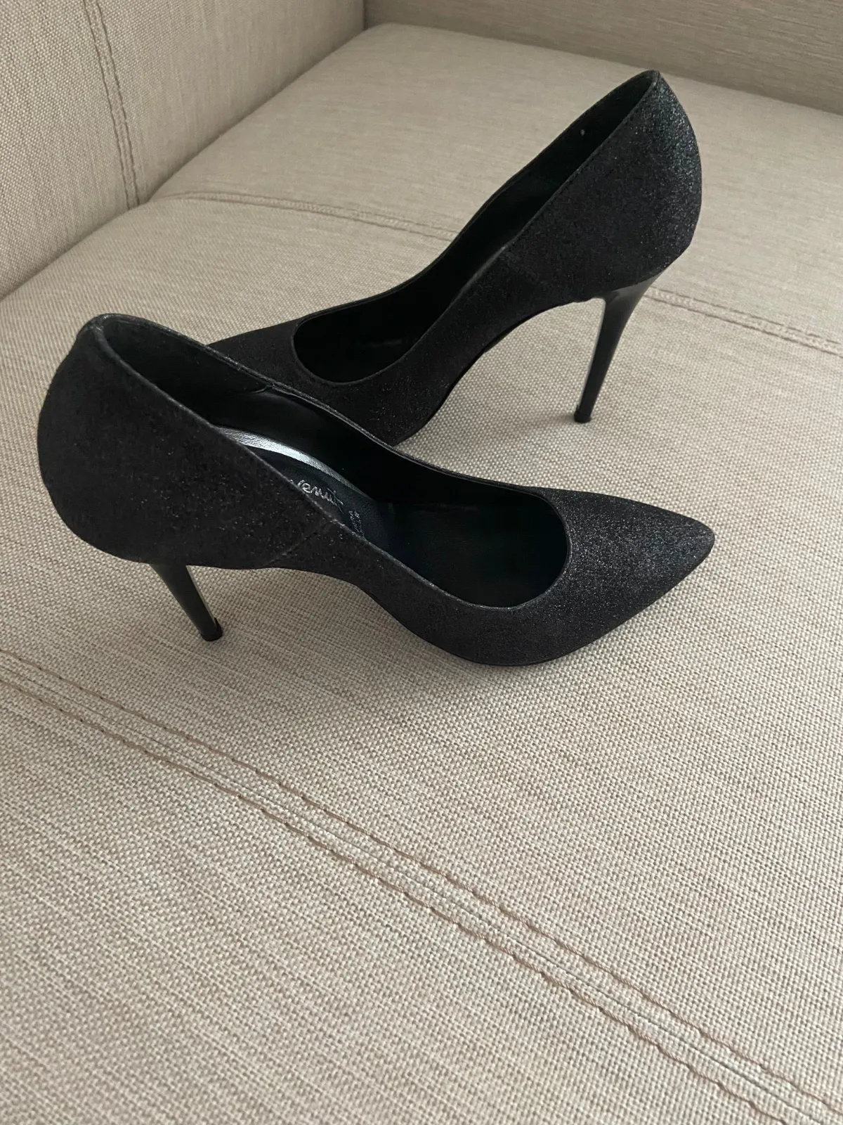 Pantofi cu toc înalt Benvenuti EU 38 | Negru, Piele naturală - Image 2