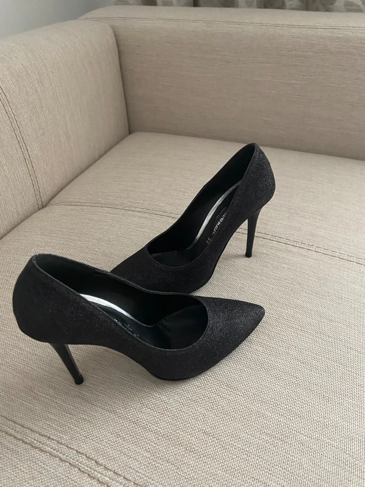 Pantofi cu toc înalt Benvenuti EU 38 | Negru, Piele naturală - Image 4