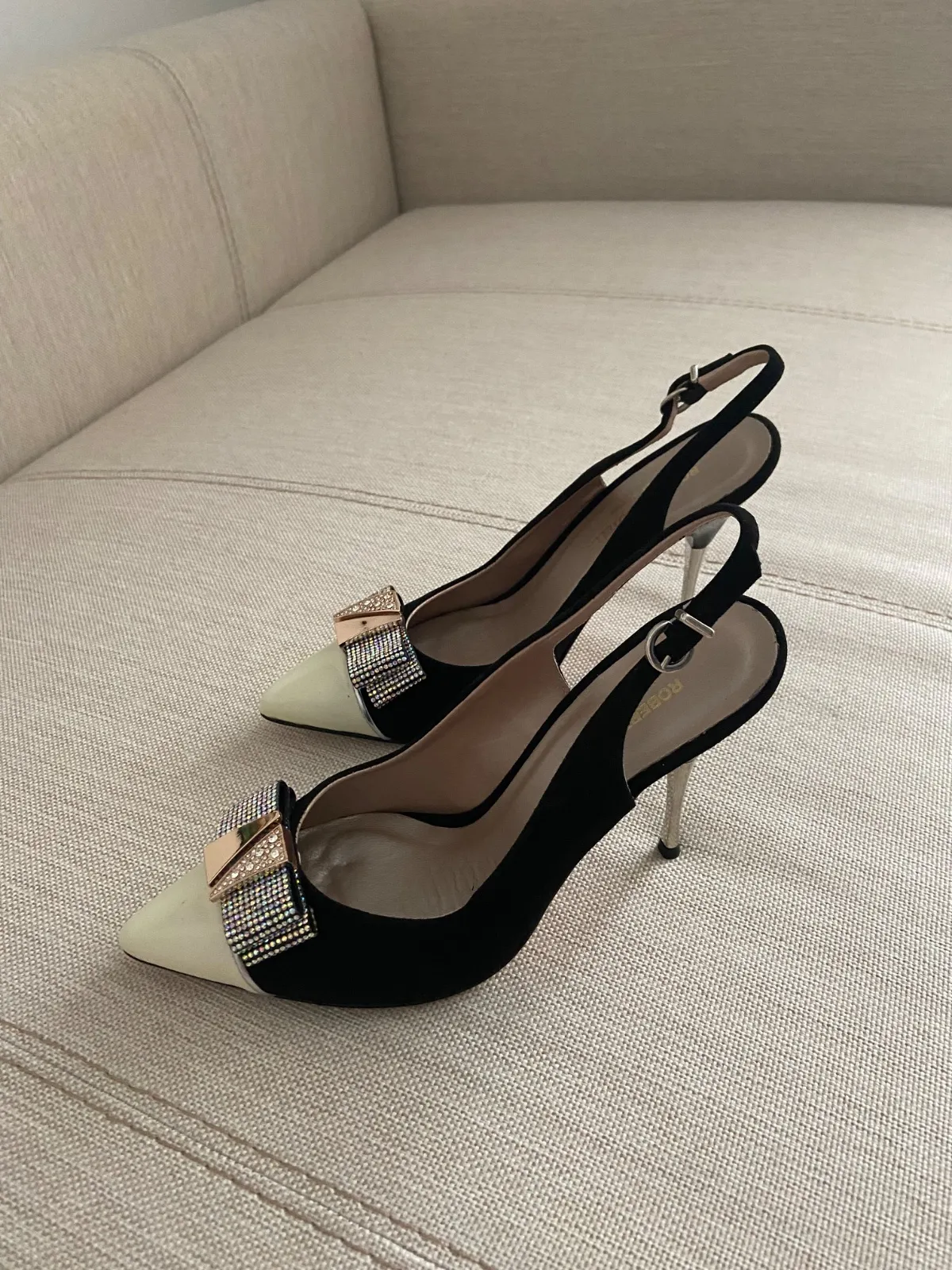 Pantofi cu toc înalt ROBERTO BOTELLA EU 39 | Negru, Piele întoarsă  Suede - Image 2