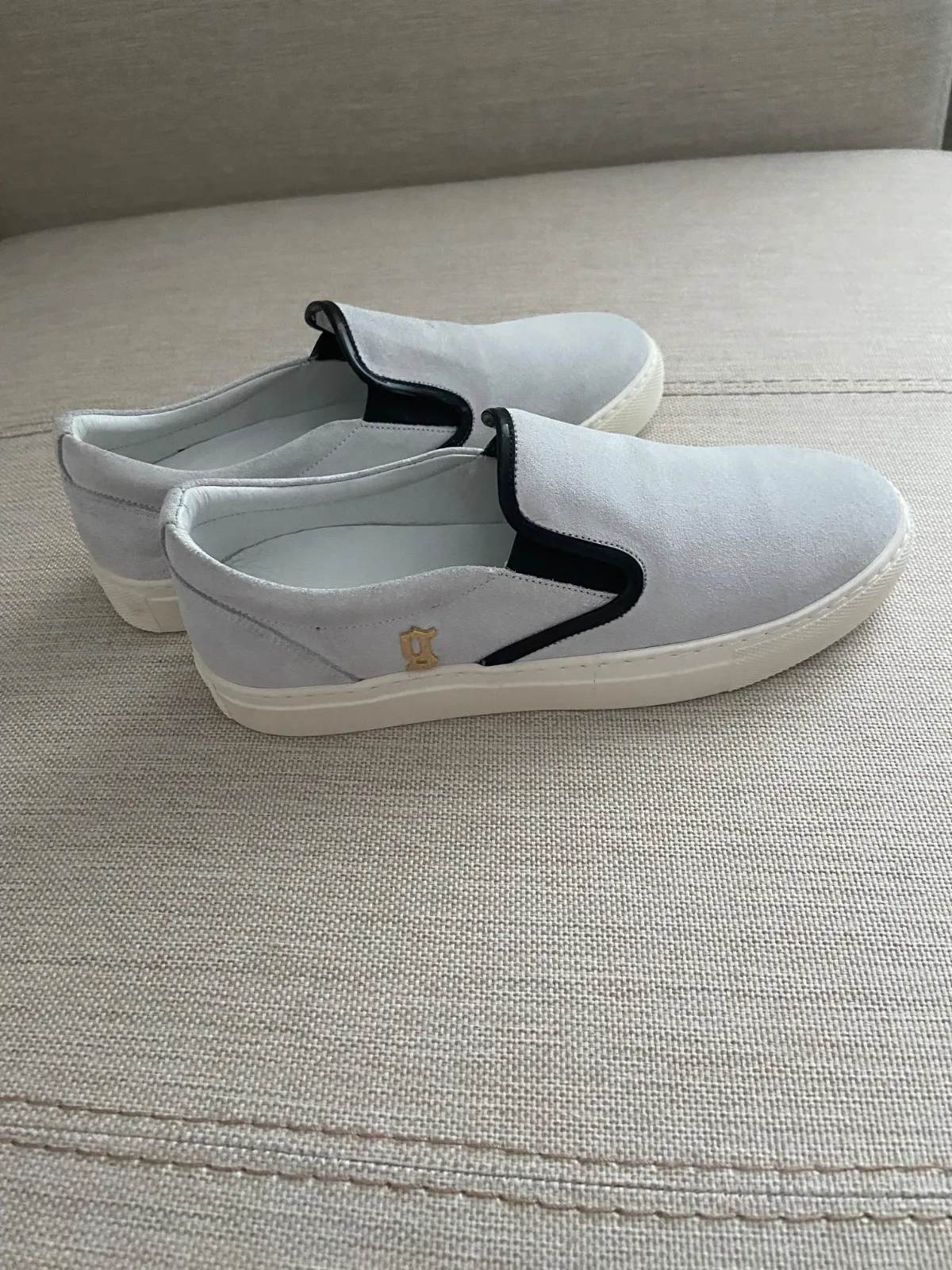 Mocasini John Galliano EU 39 | Bleu, Piele întoarsă Suede - Image 5