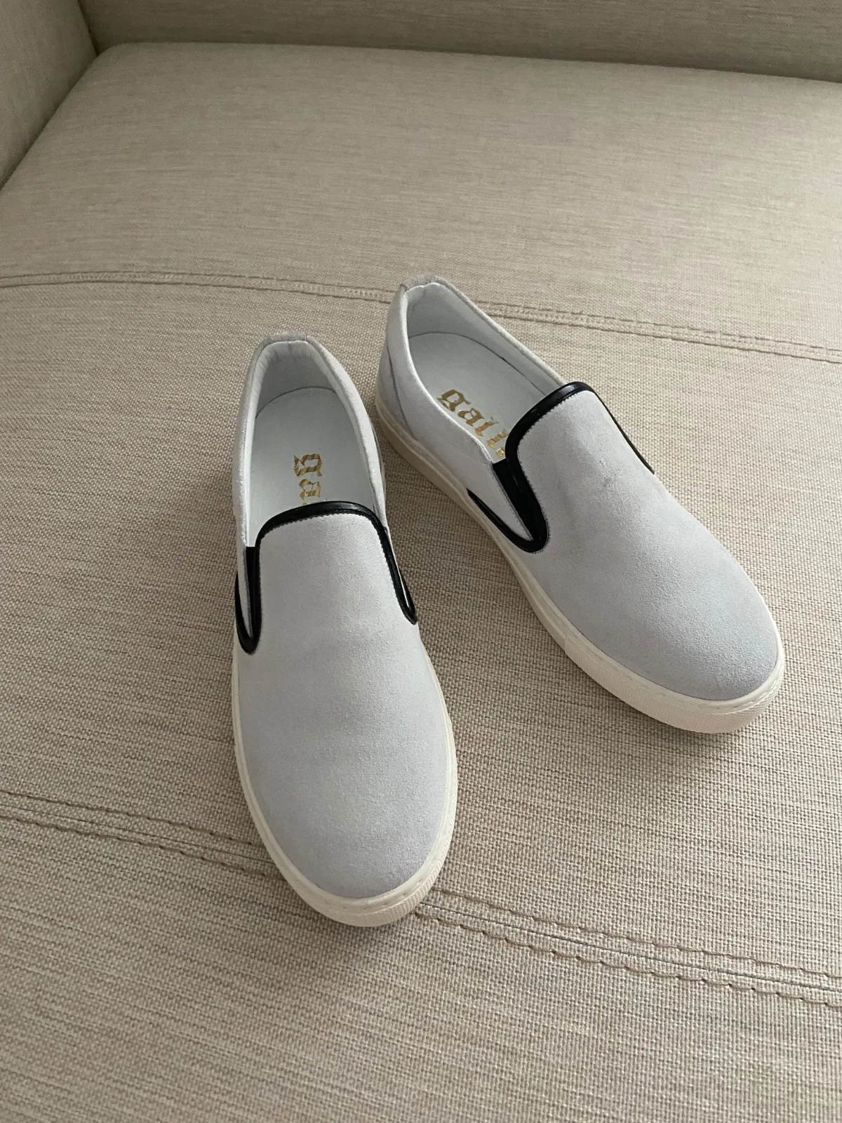 Mocasini John Galliano EU 39 | Bleu, Piele întoarsă Suede - Image 2