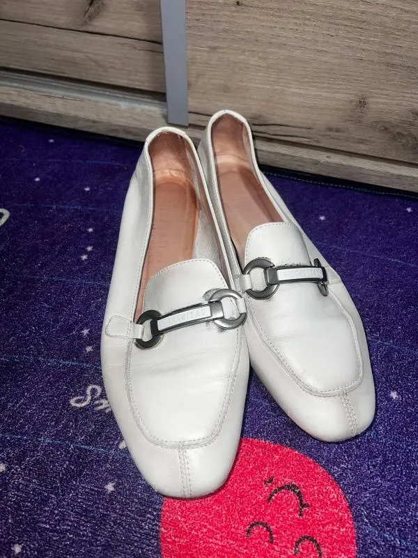 Pantofi cu toc mic Hispanitas EU 38 | Bej, Piele naturală - Image 3