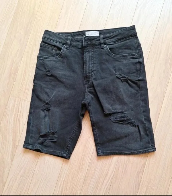 Blugi Pull&Bear EU 40 | Negru, Talie medie, Slim fit, Denim - Image 4