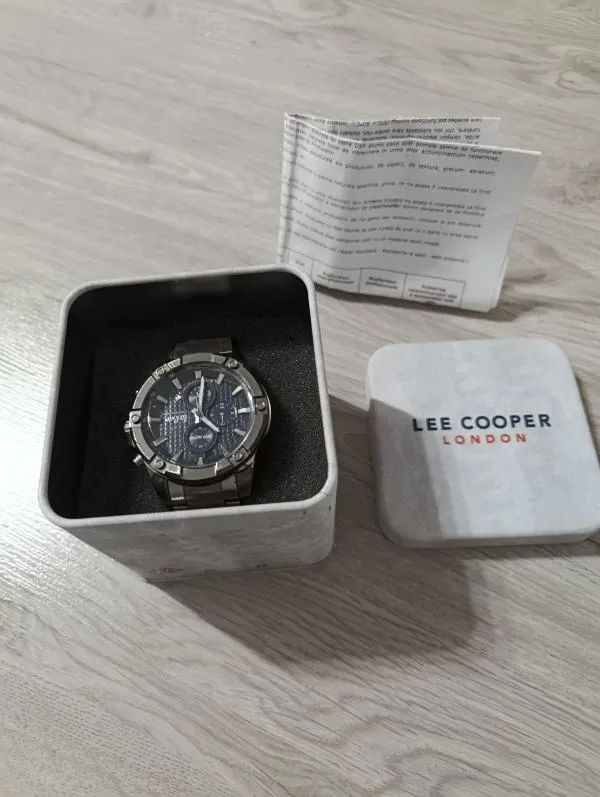 Ceas Lee Cooper | Argintiu, Oțel inoxidabil - Image 4