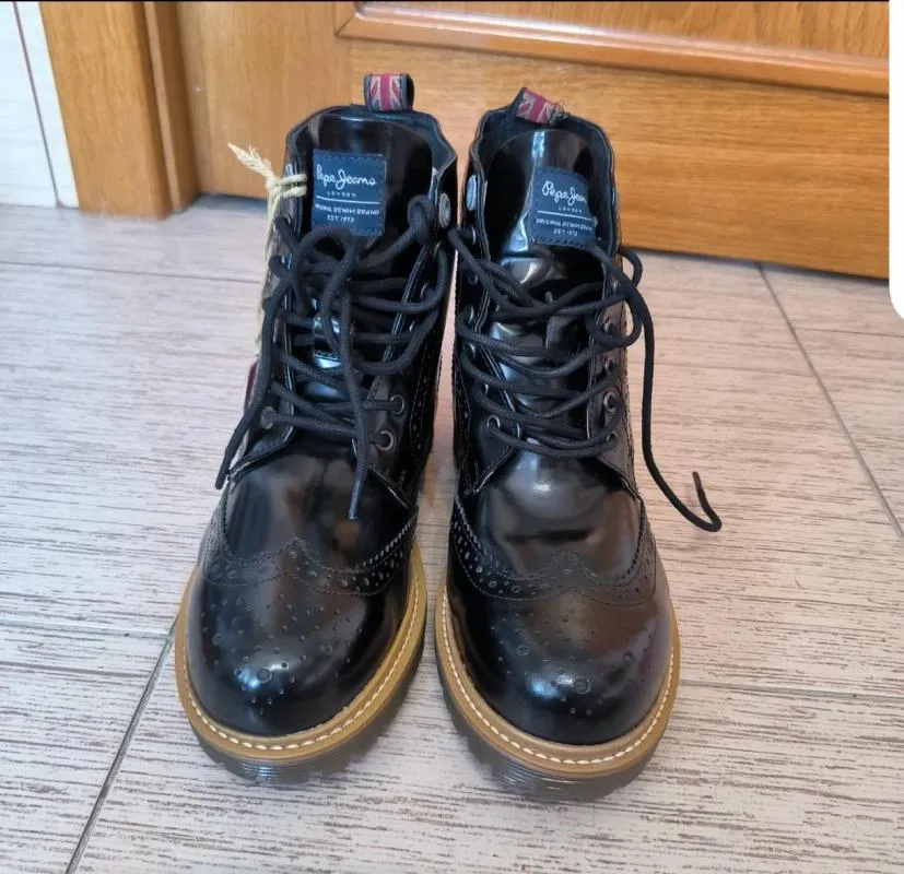 Ghete Pepe Jeans EU 39 | Negru, Poliester - Image 2