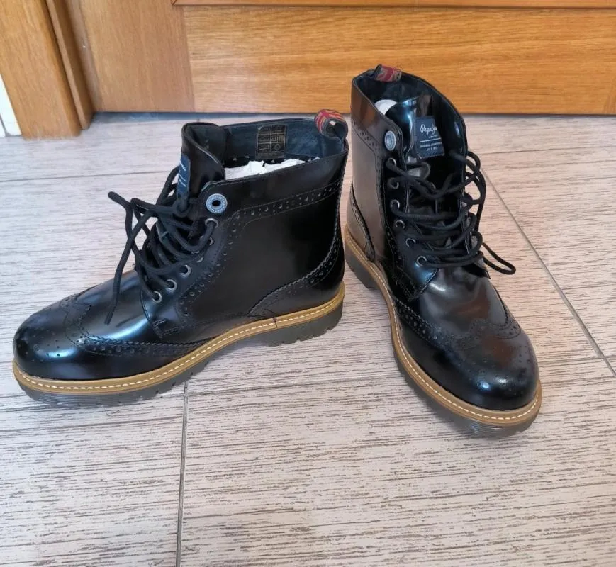 Ghete Pepe Jeans EU 39 | Negru, Poliester - Image 3