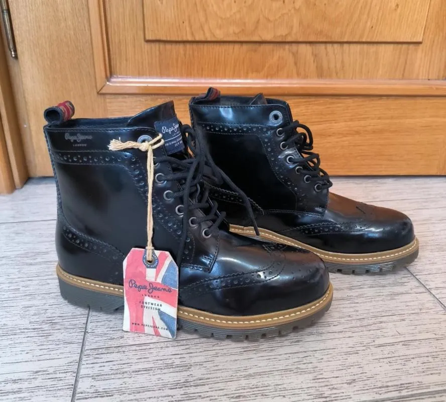 Ghete Pepe Jeans EU 39 | Negru, Poliester - Image 7