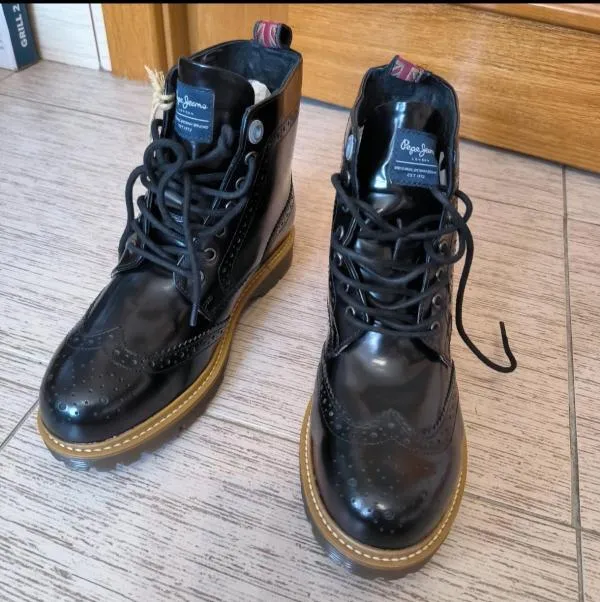 Ghete Pepe Jeans EU 39 | Negru, Poliester - Image 4