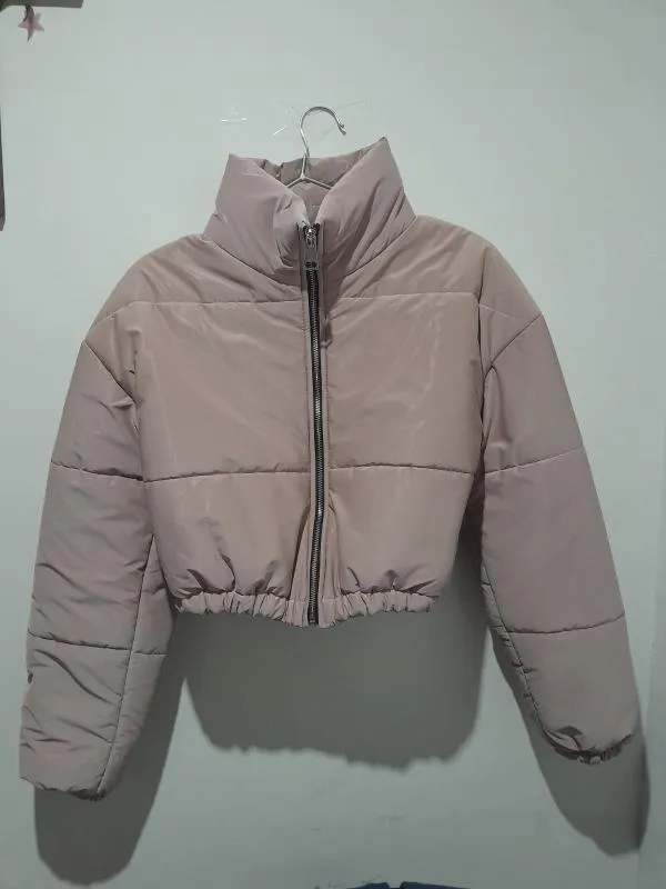 Geacă puffer New Collection M | Roz, Fără glugă - Image 2